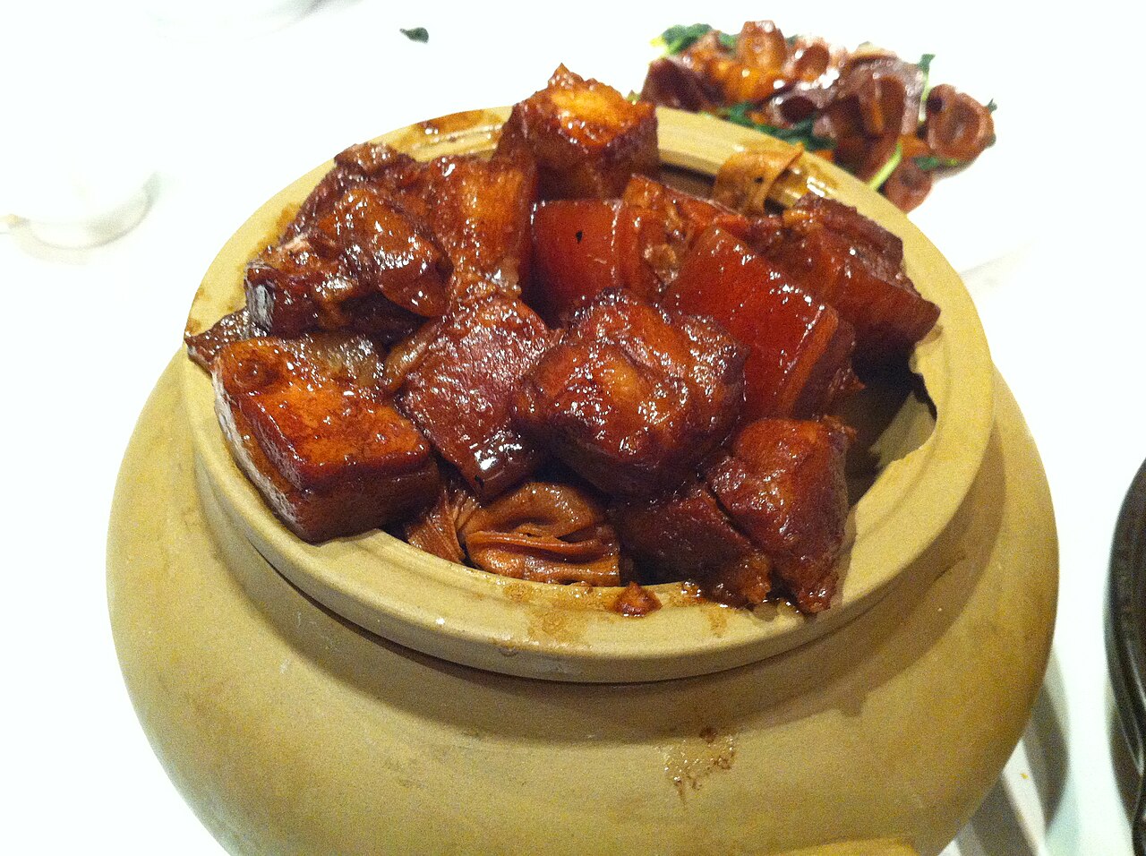 Red braised pork from Jiangnan cuisine