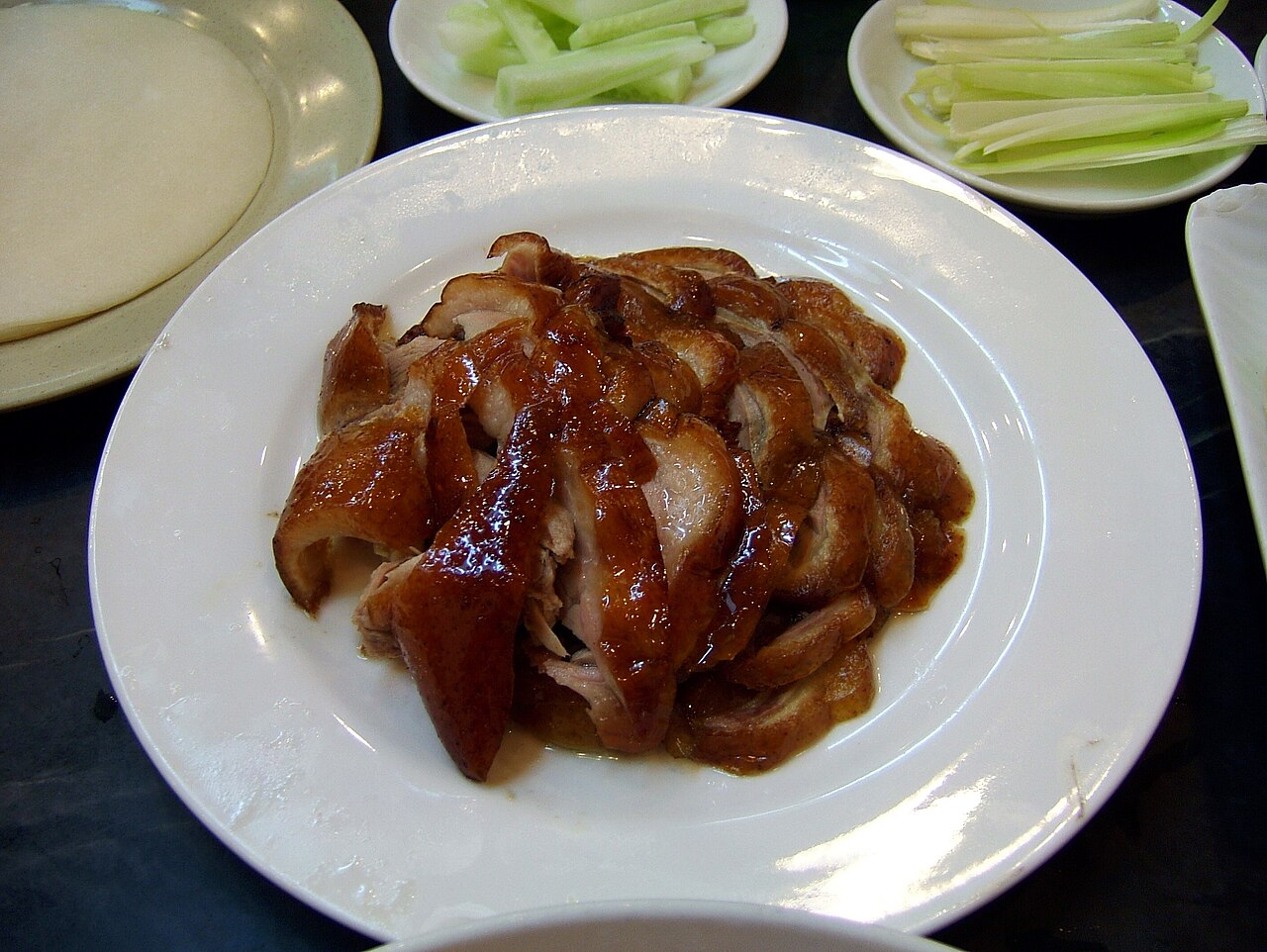 Peking duck served in Beijing